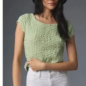 NWT Maeve by anthro Socialte Popcorn Tee Size Large